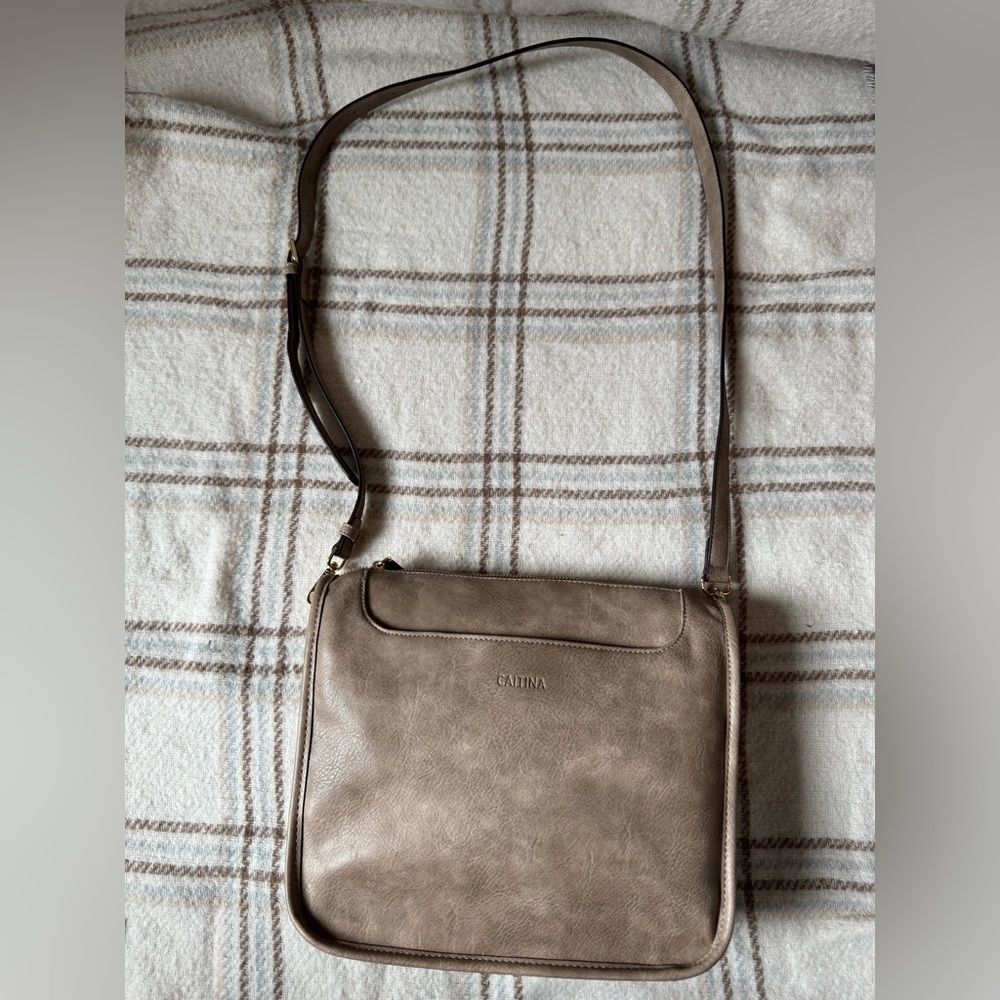 Stone colored purse
